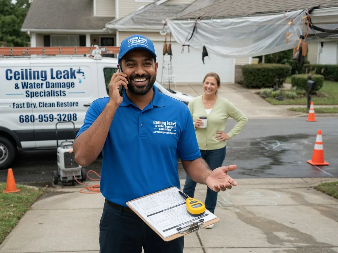 Ceiling Leak Cleanup Titonka, IA FAQs